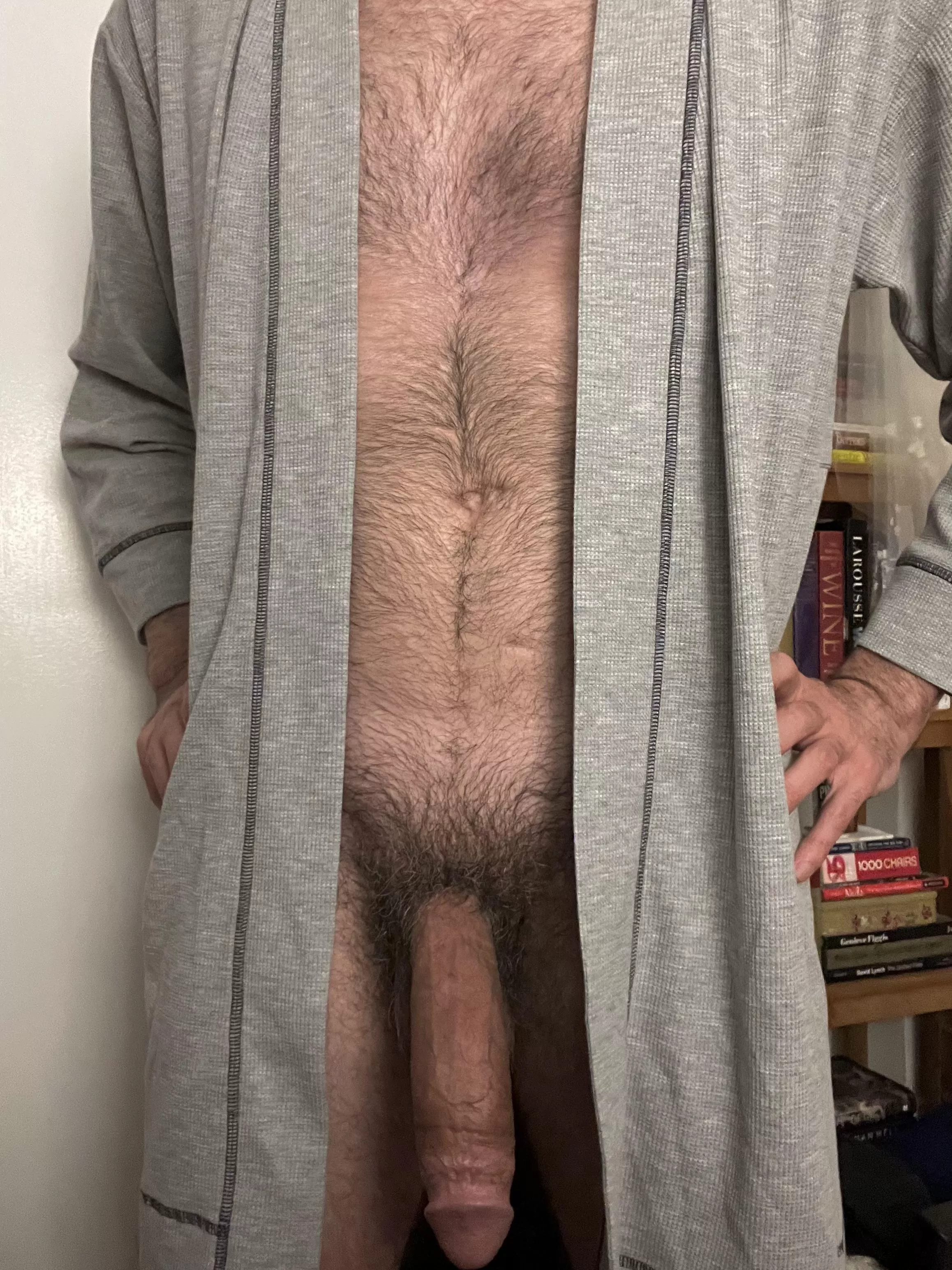 Can you believe what dad has under his robe? (43)