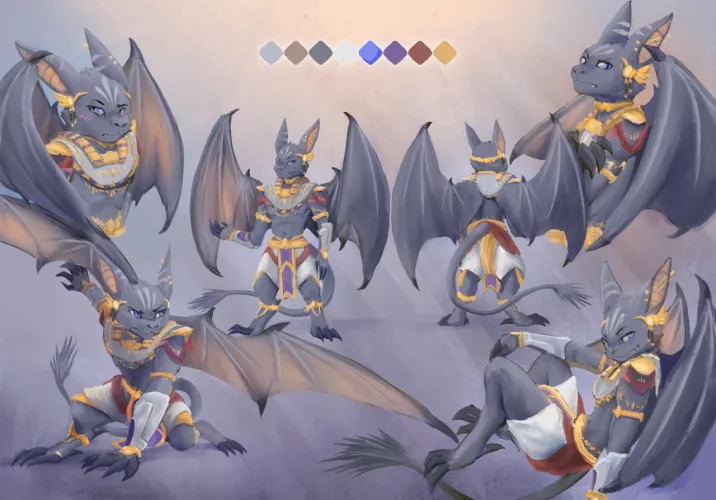 (Comm) Egyptian Bat @Stampmats