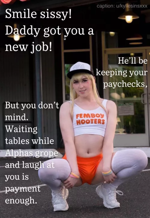 Congrats on your new job sissy!