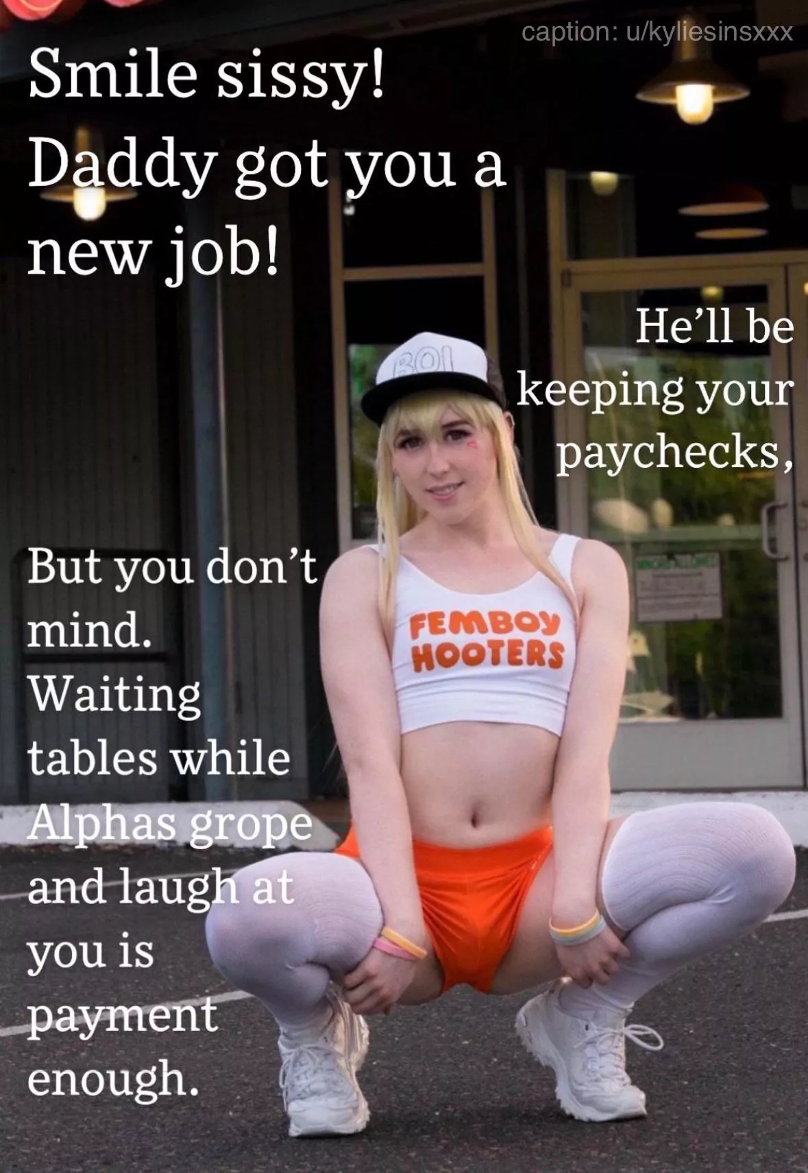 Congrats on your new job sissy!