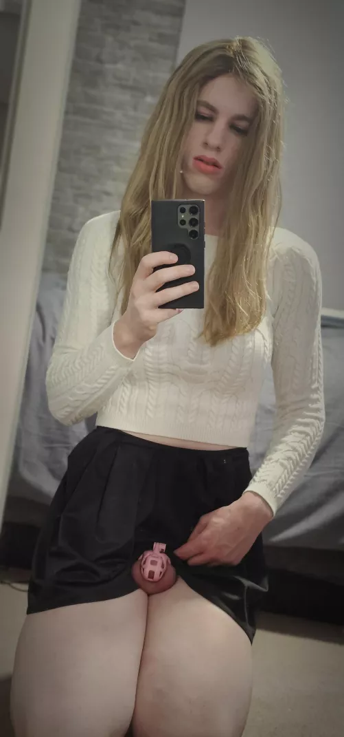 Day 32 Locked up! Keep this sissy locked for good, add time below!