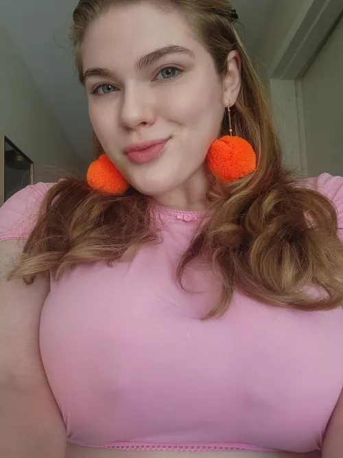 Do the earrings distract from my pokies? 