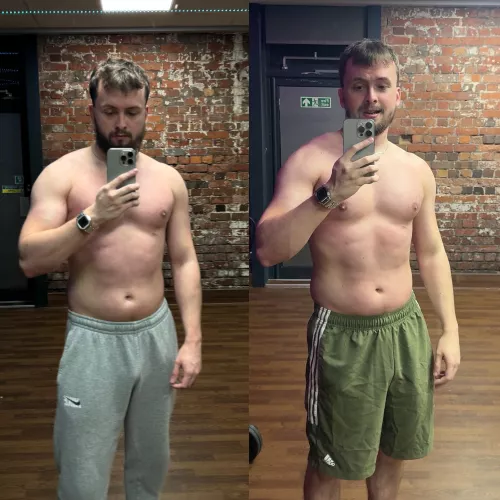 Doing my first cut! Feeling great. Jan to Now :)