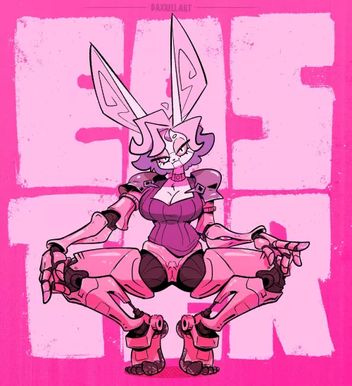 Easter Cyberpunk Bun ( art by me )