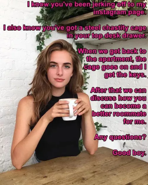 Femdom/ chastity in a movie or show