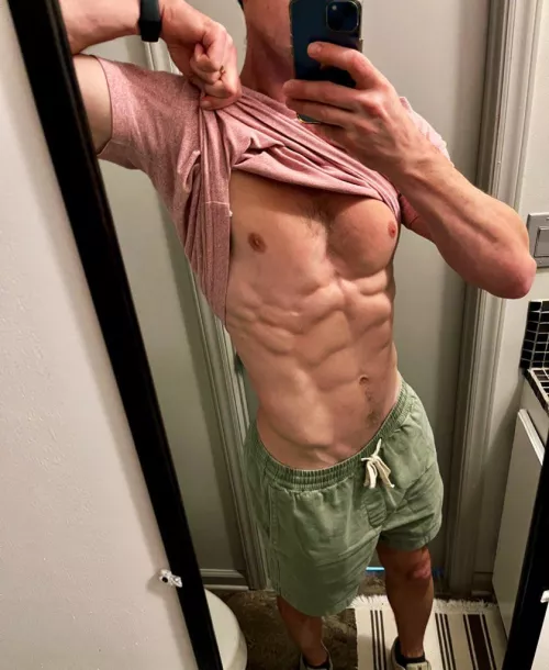 Flashing a quick one for you in the bathroom [36]