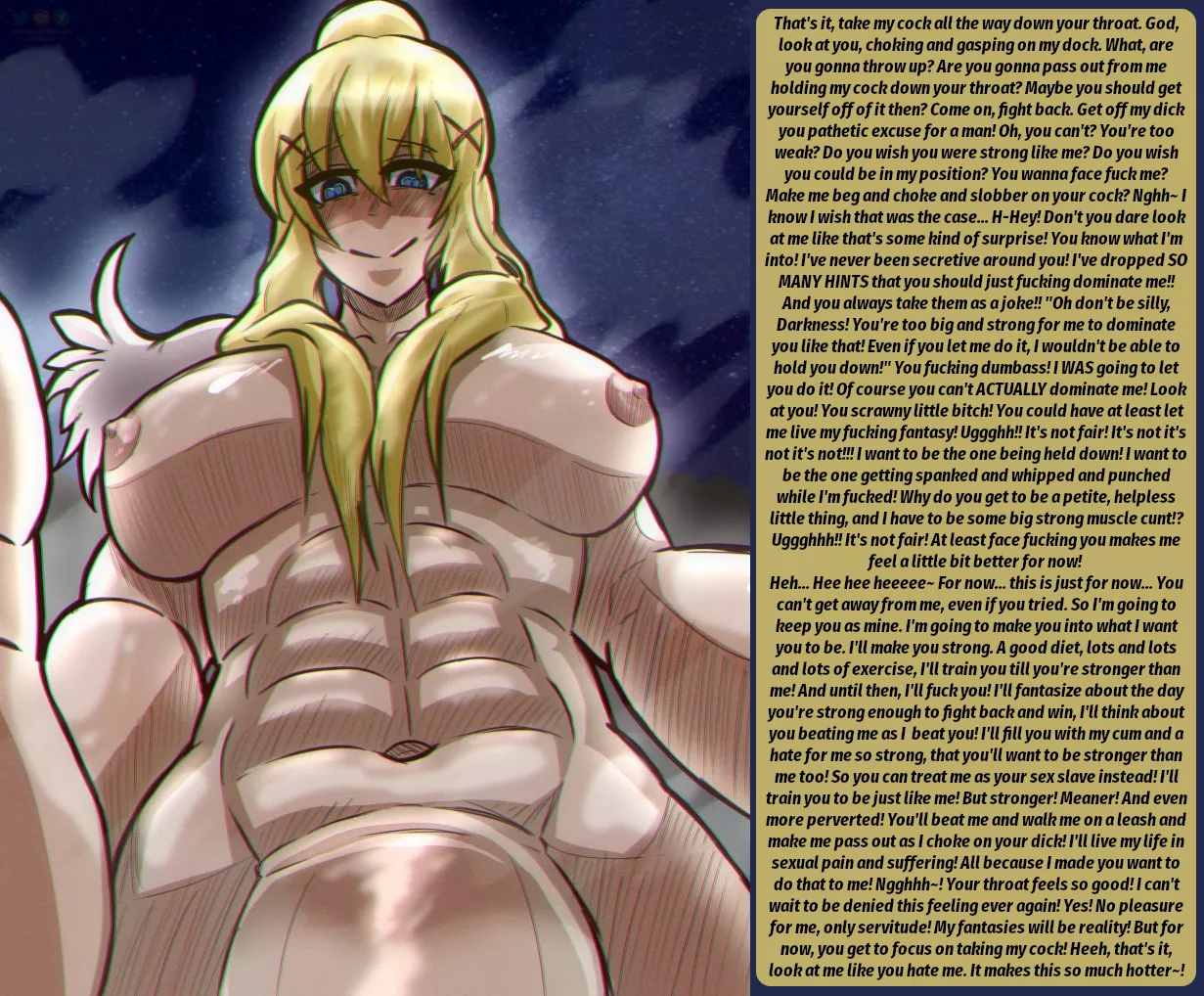 Futadom Darkness [Futadom] [Non-con] [Hate fucking?] [Muscle girl] [POV] Artist: miradroses (Reuploaded post Imgure purge)