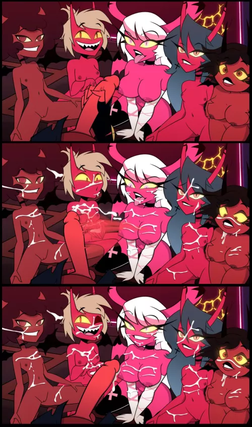 gang got together (helluva boss)