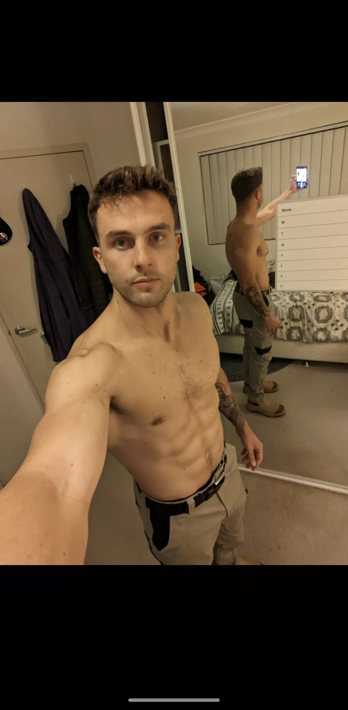 Getting home after a hard day's work 