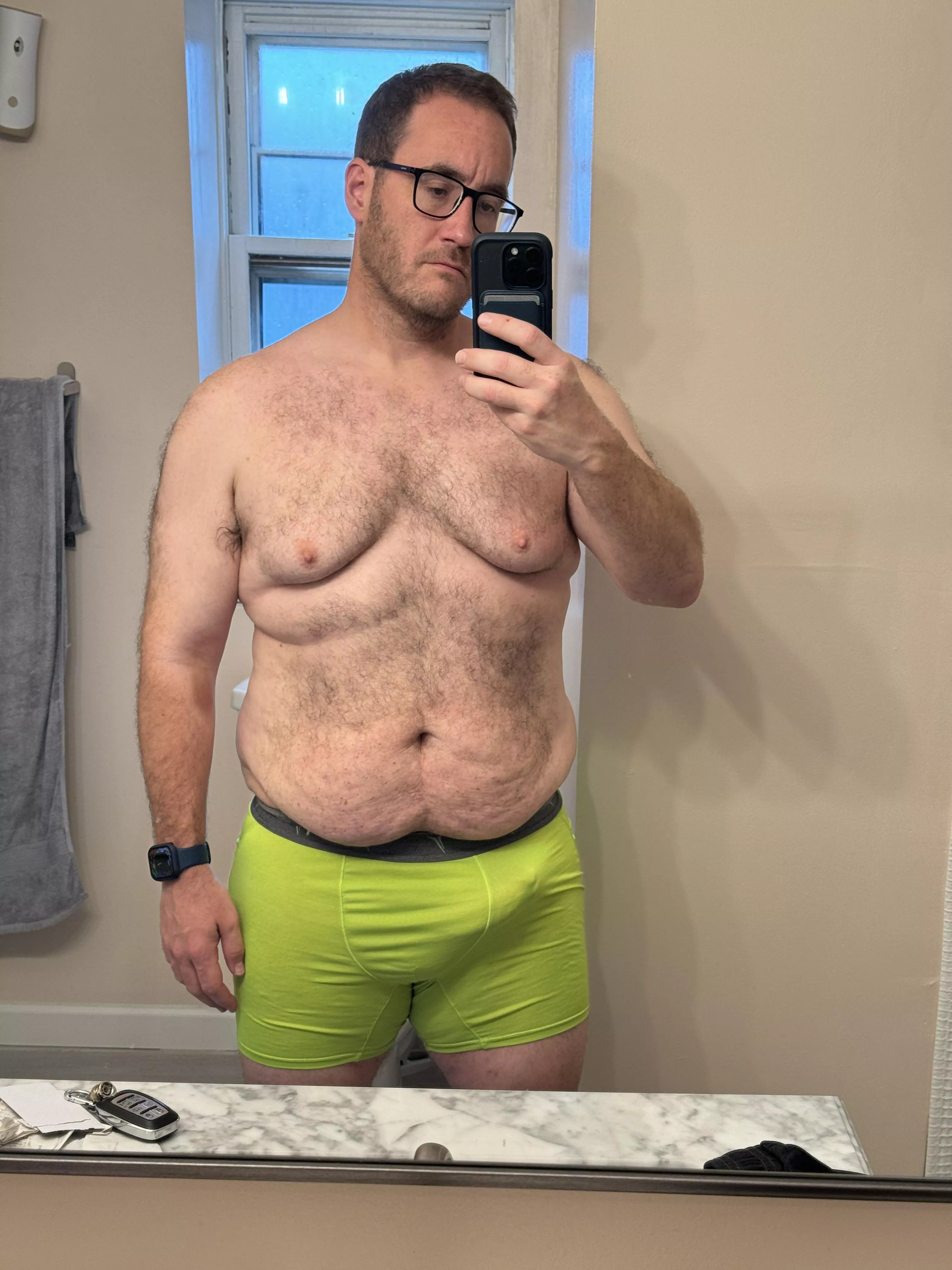 Good afternoon! All clean and showered.