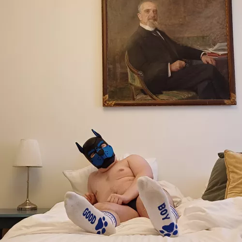 Hotel night after a visit to Stockholm for a mens fetish club 🐾