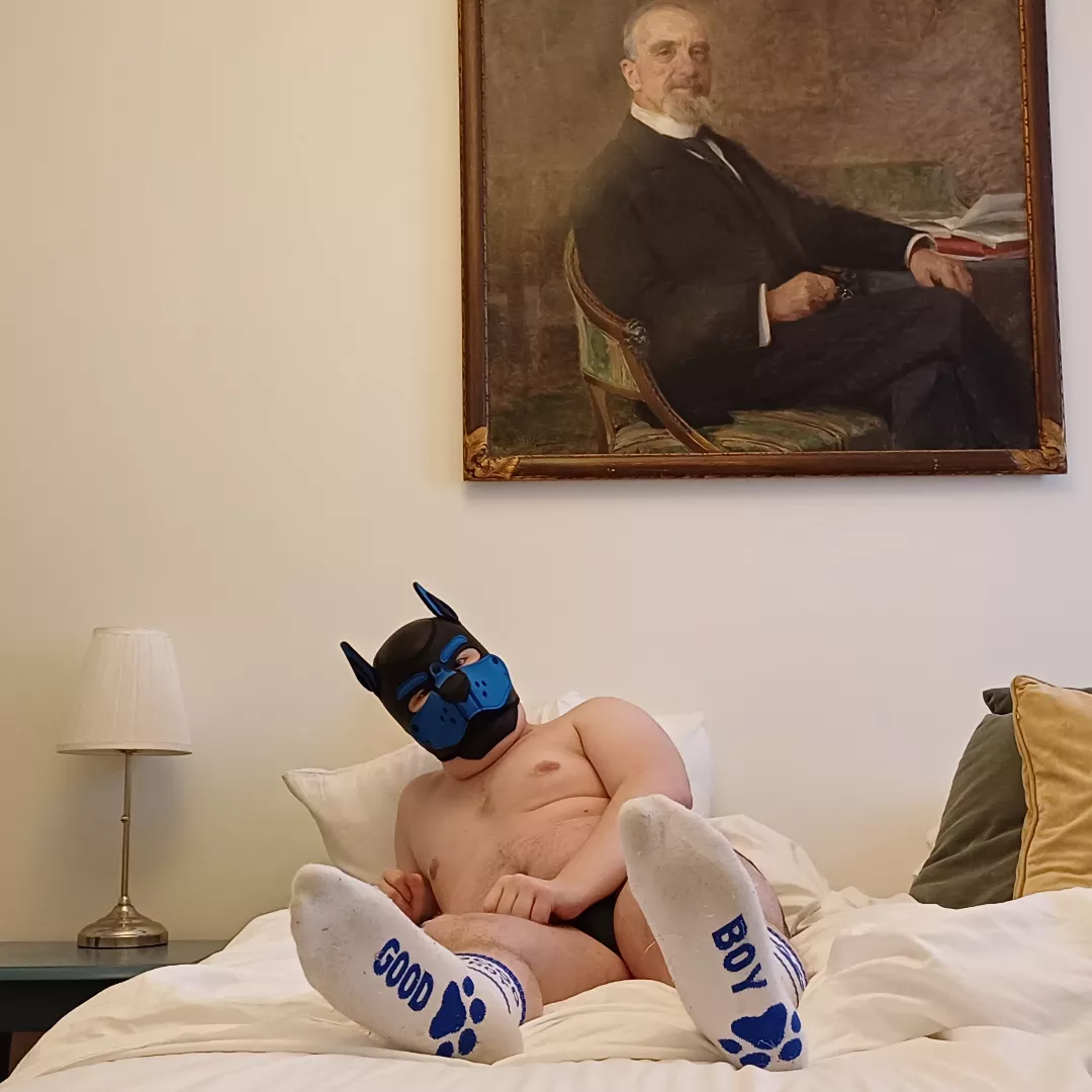 Hotel night after a visit to Stockholm for a mens fetish club 🐾