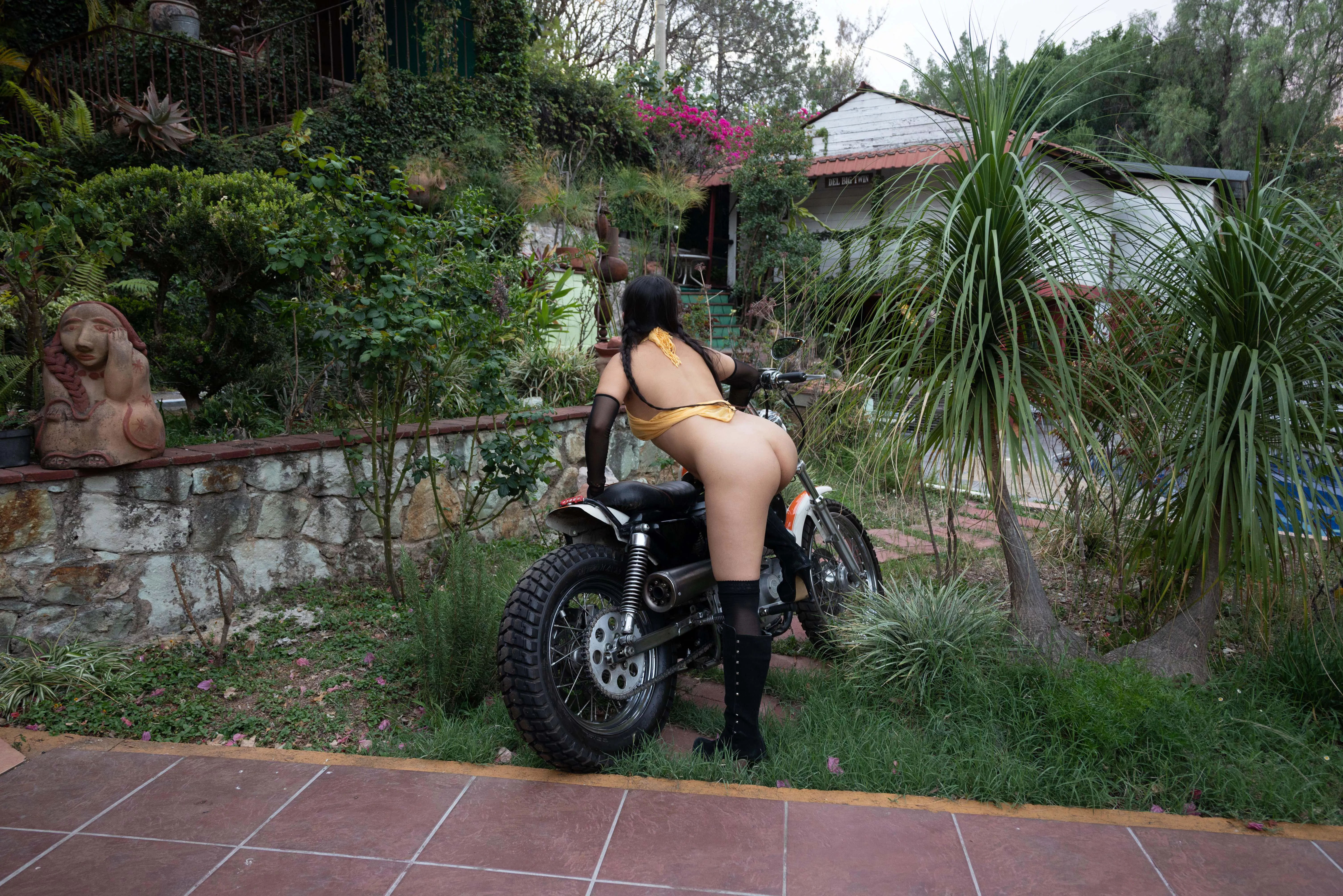 I hope the neighbors like Harley's