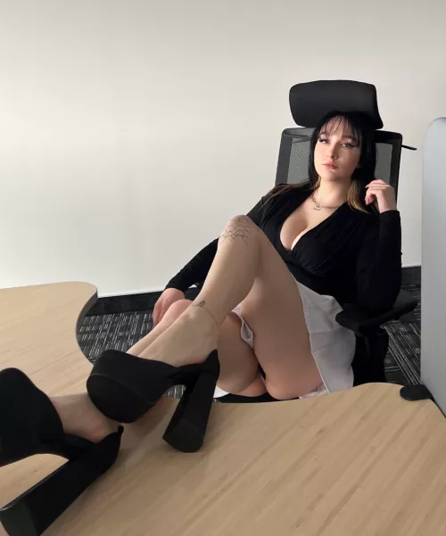 I interviewed to be your goth secretary? 🖤