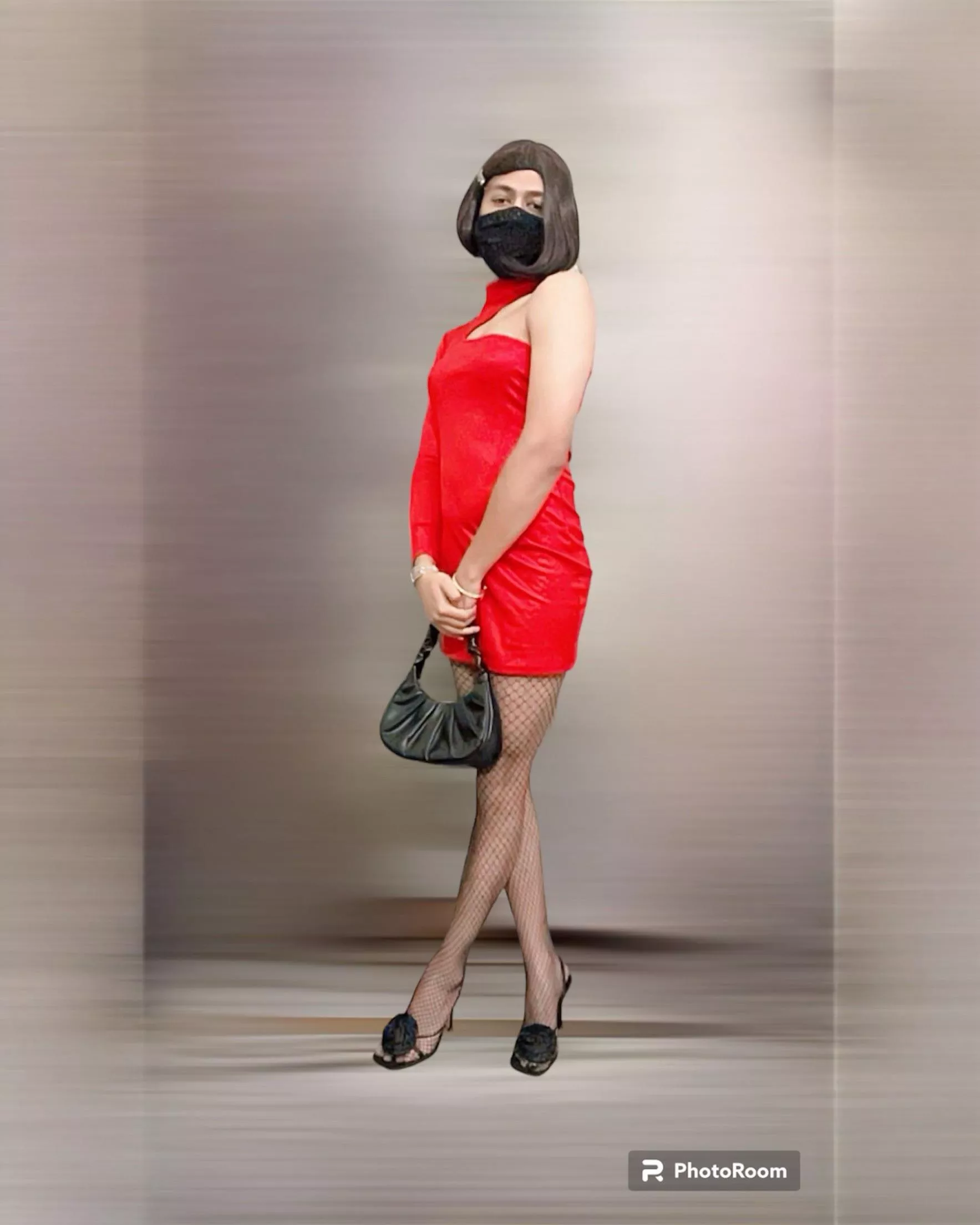 I like this red dress so i bought it ans I tried this . This is how I look, But seeing me like this my friends have started calling me ‘Sissy’ & ‘Gay’. Are they right ? 