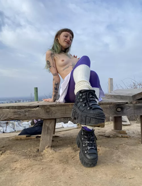 I love boots with big soles