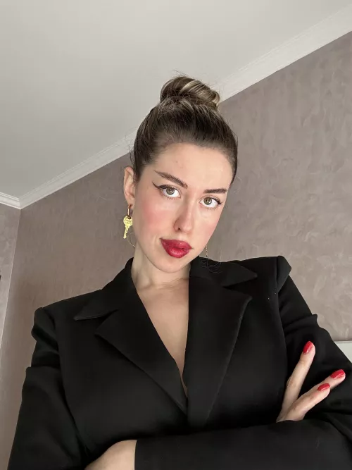 I wear the keys to your chastity cage instead of earrings