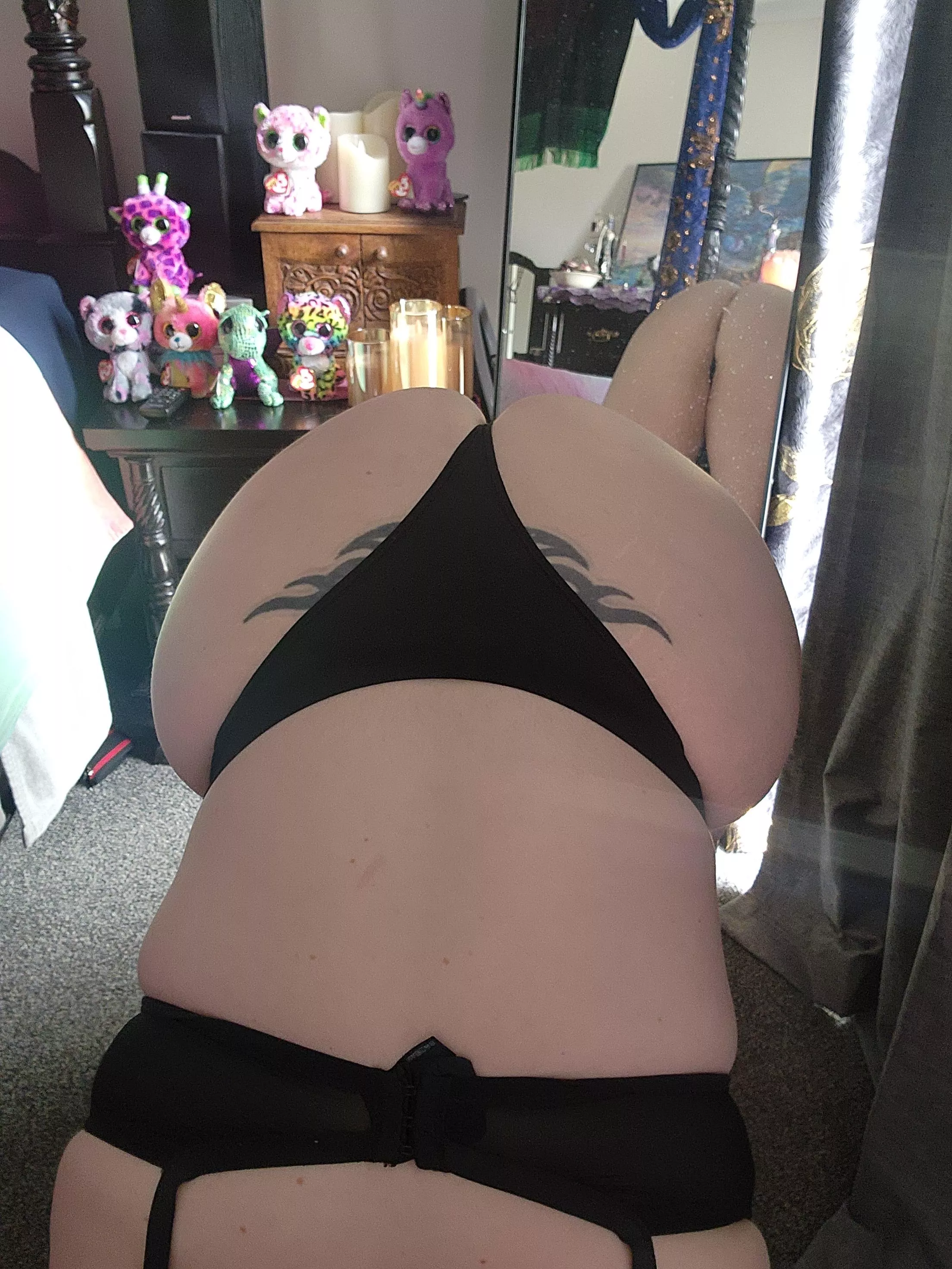 Just practising my downward facing dog 😉