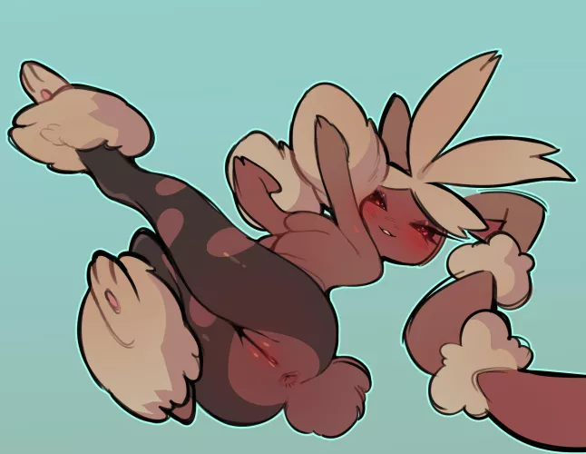 Lopunny feeling playful (GlacierClear)