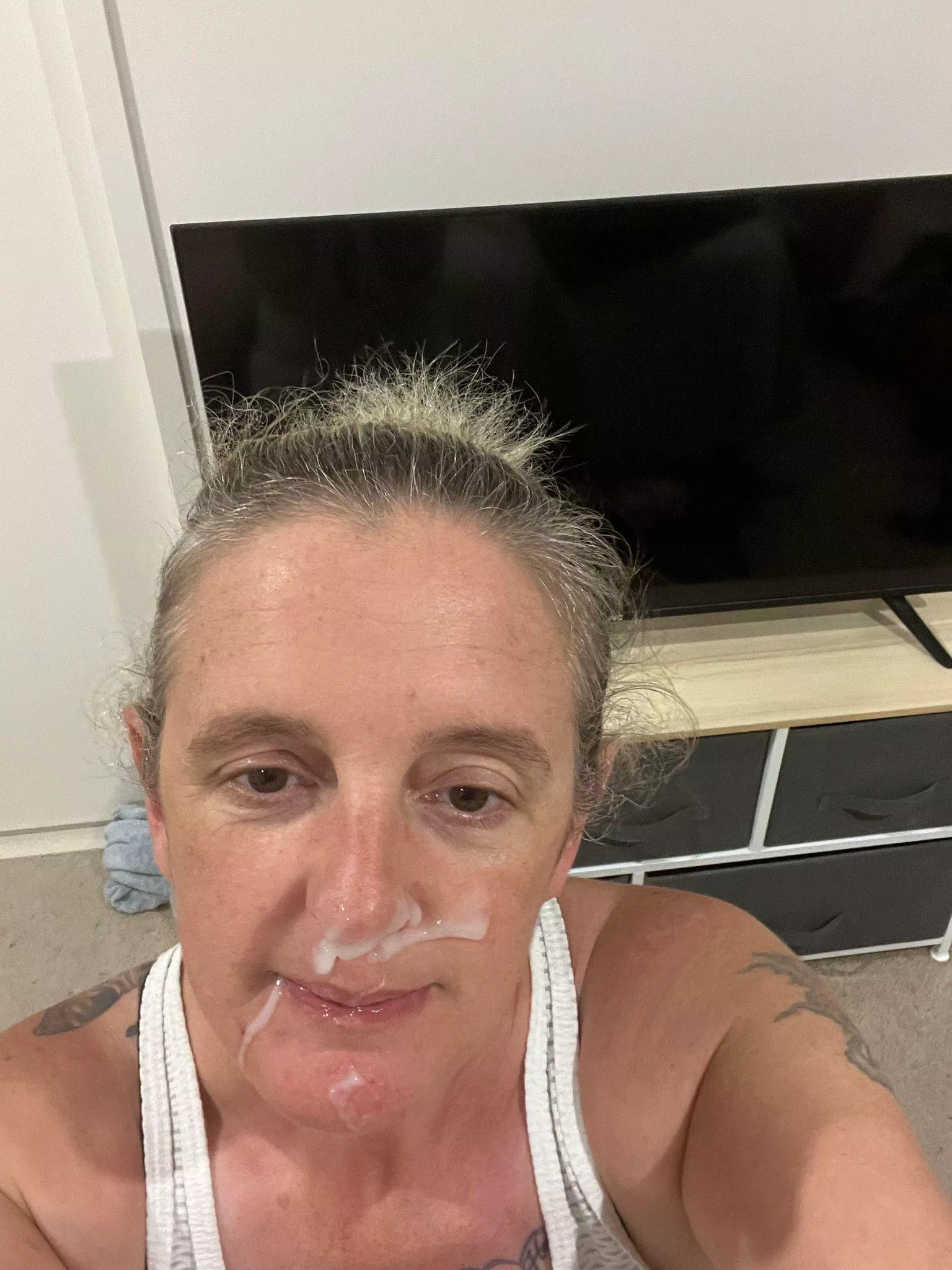 Love painting her face! Who wants to add to it?