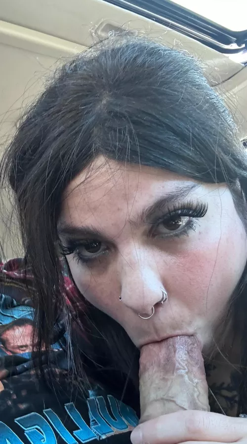 Loving every second of his cock in my mouth 🤤🤤 dreaming for a face fucking again soon 