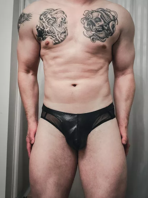 Made this thong today. Was actually quite hard to get the mesh to work right.