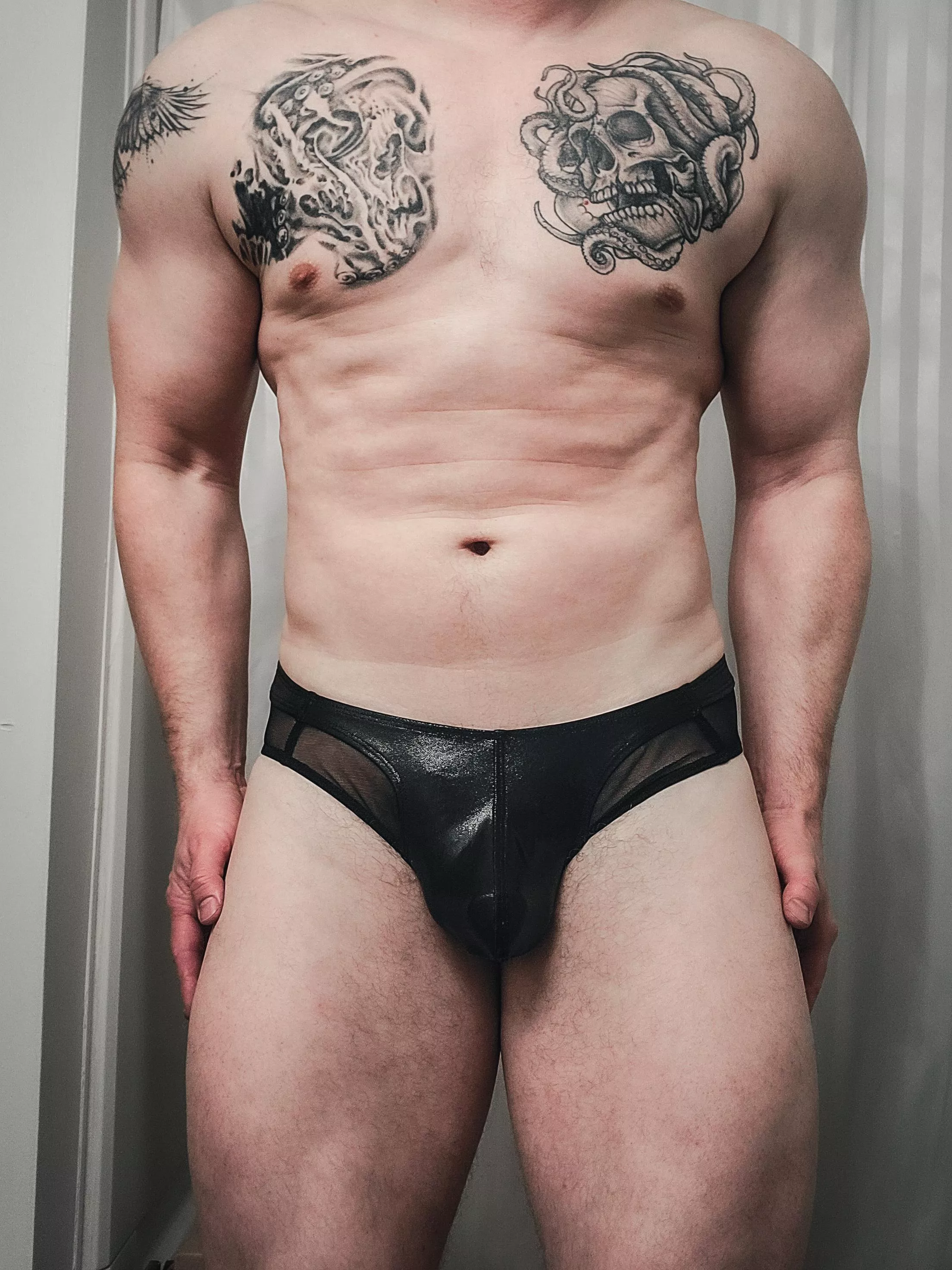 Made this thong today. Was actually quite hard to get the mesh to work right.