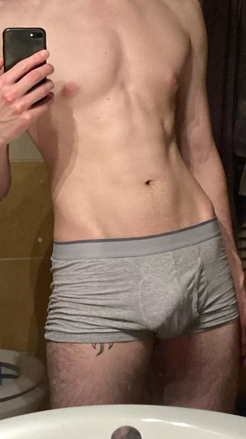 my fav gray underwear
