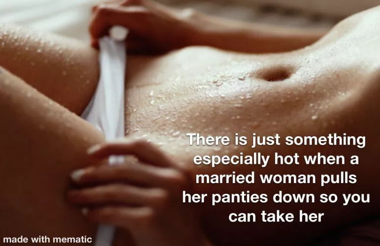 She’s not just letting it happen, she’s making it happen. 