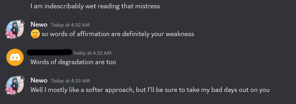 Something about carrot and stick