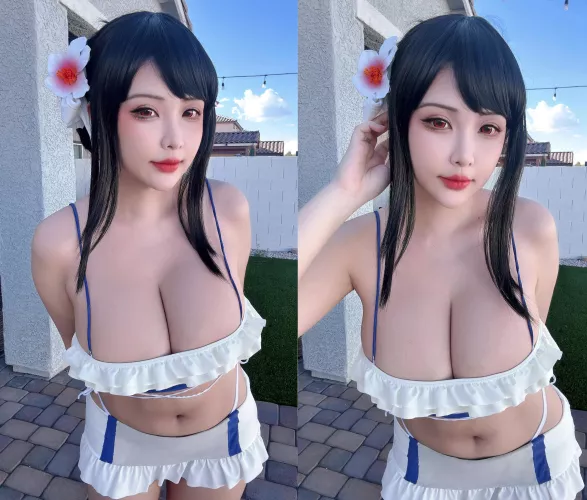 Tifa Lockhart Costa del Sol bikini by Hana Bunny