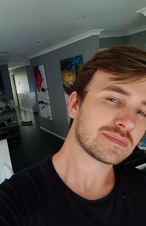 trying out a bit of facial hair but idk how I feel about it yet 🙃