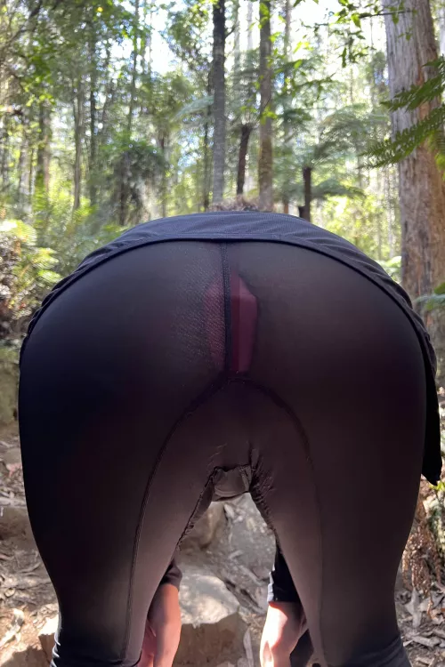 Visibly plugged on my hike during a busy day