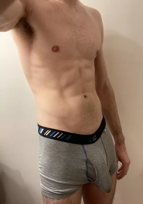 Woke up with a big bulge, who wants to uncover it!