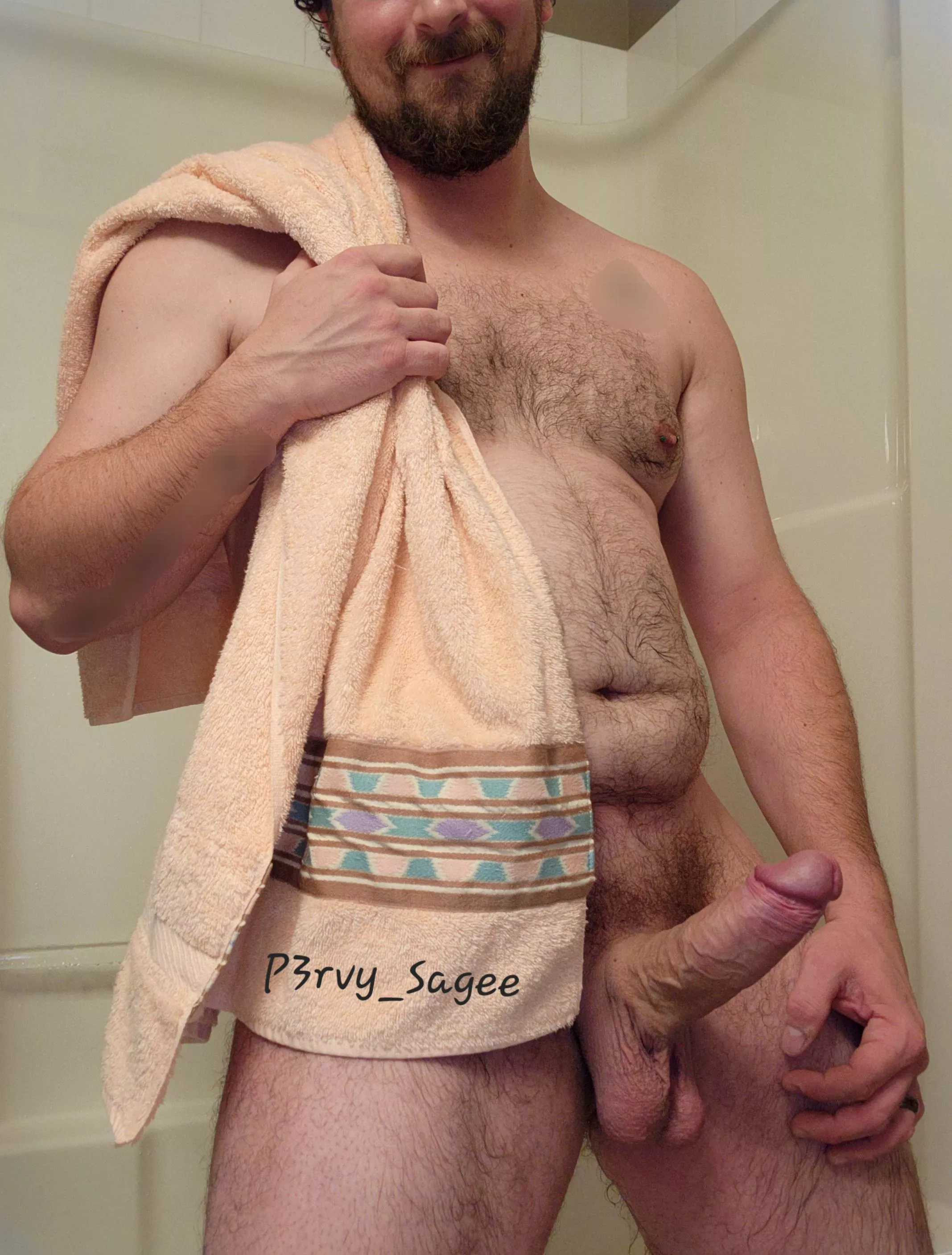 You walk in on me drying off. What would you do 