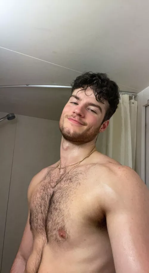 All wet after workout