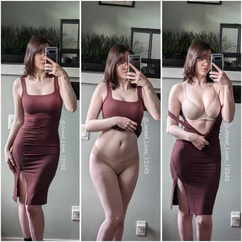 Are you taking my dress off from the top or the bottom? 