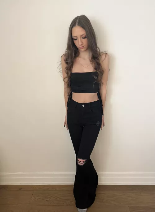 Could never go wrong with a black tube top