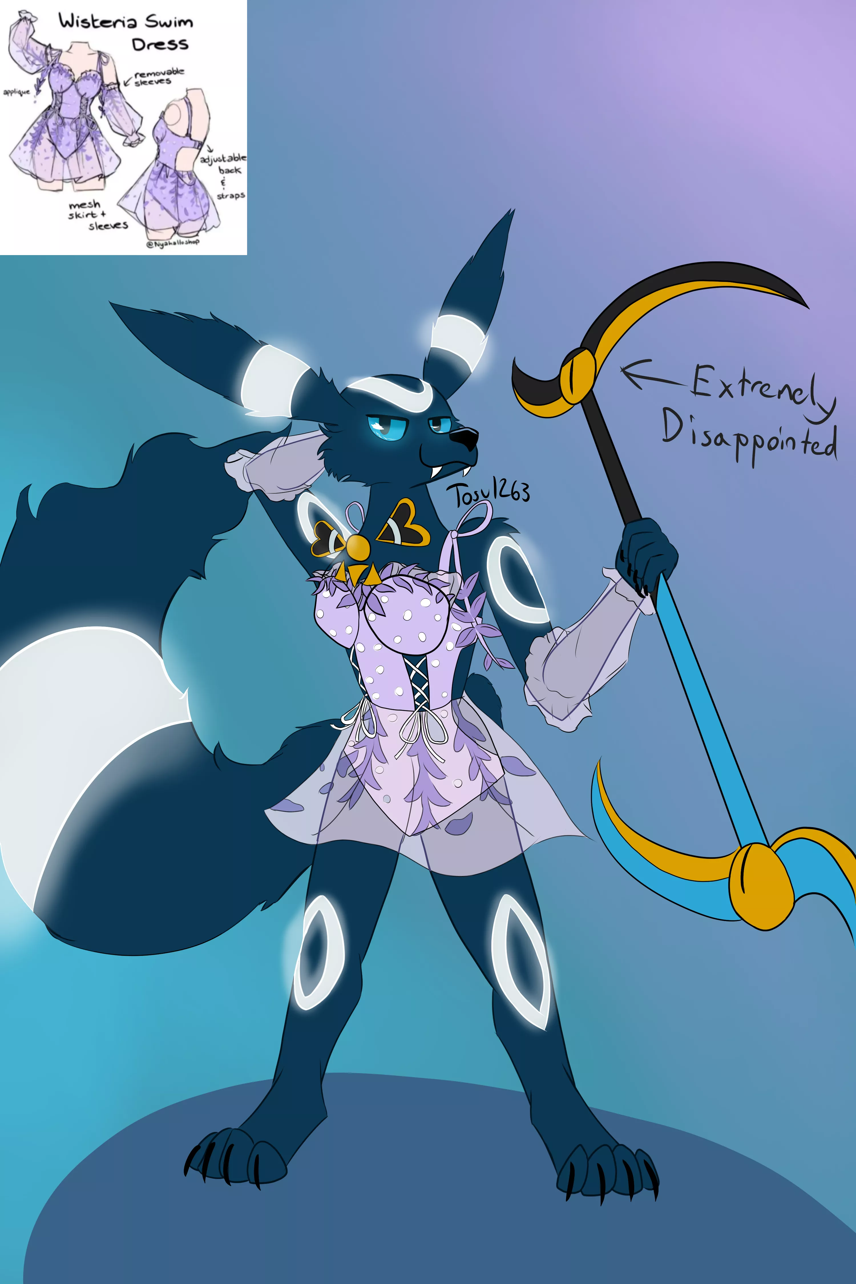 Did I just draw my male OC in a swim dress? Yes. Yes I did. And he is 🌟Fabulous🌟