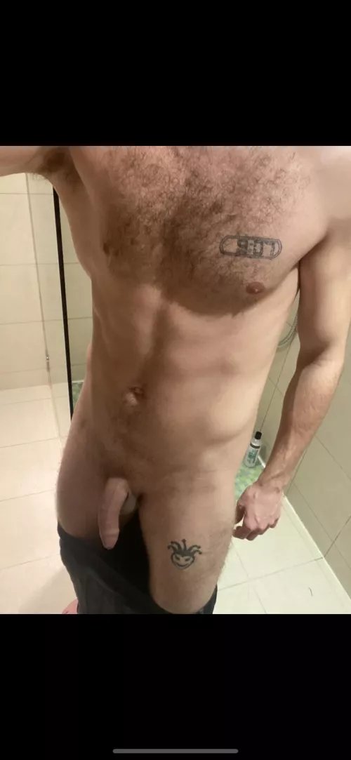 Did your eyes go straight to my girthy soft cock