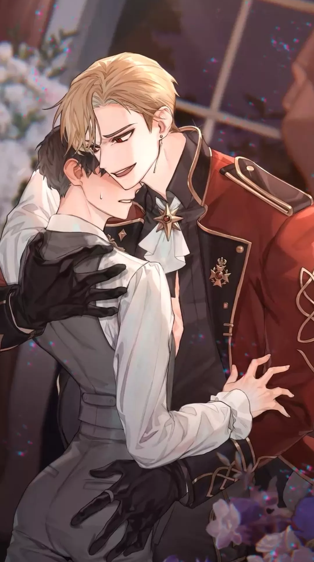 [Dirty crown] so either Matthias is very tiny, or Adriel is built like darn boulder with hands to match