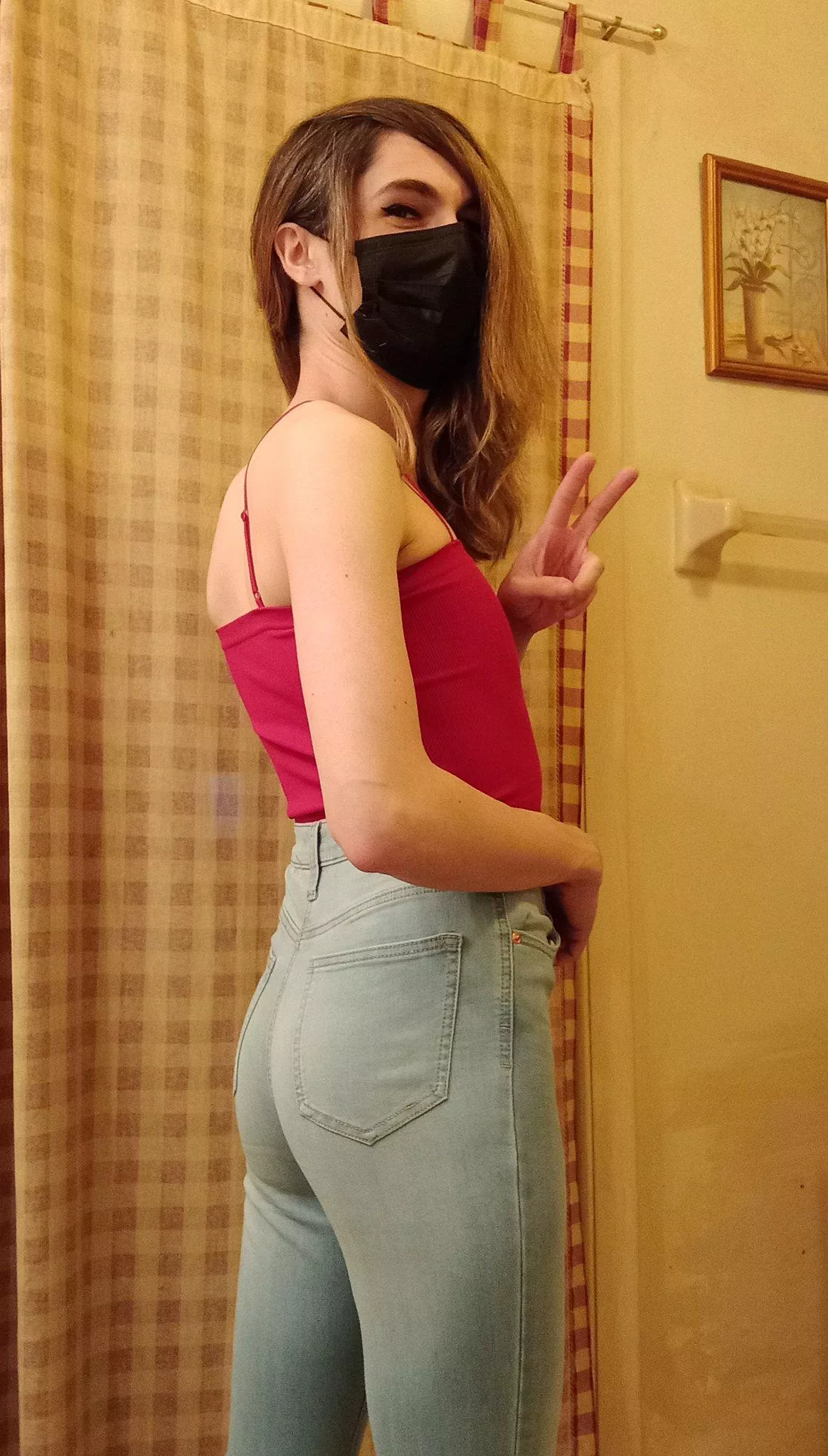 Do these jeans look cute on me? 🥺