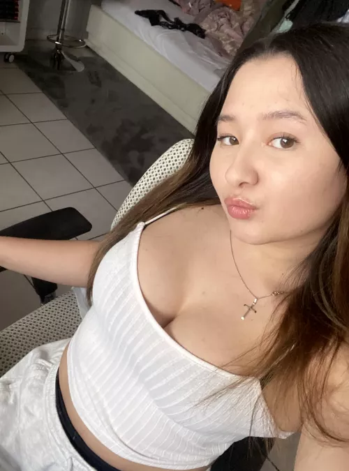 Eighteen year old and happy