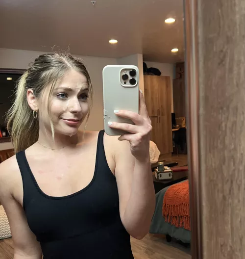 Every outfit looks better with a facial