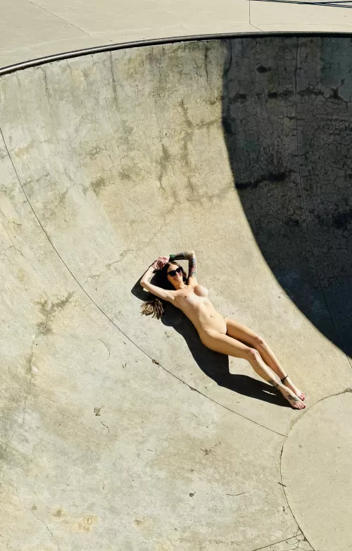 Found the perfect spot to catch some sun