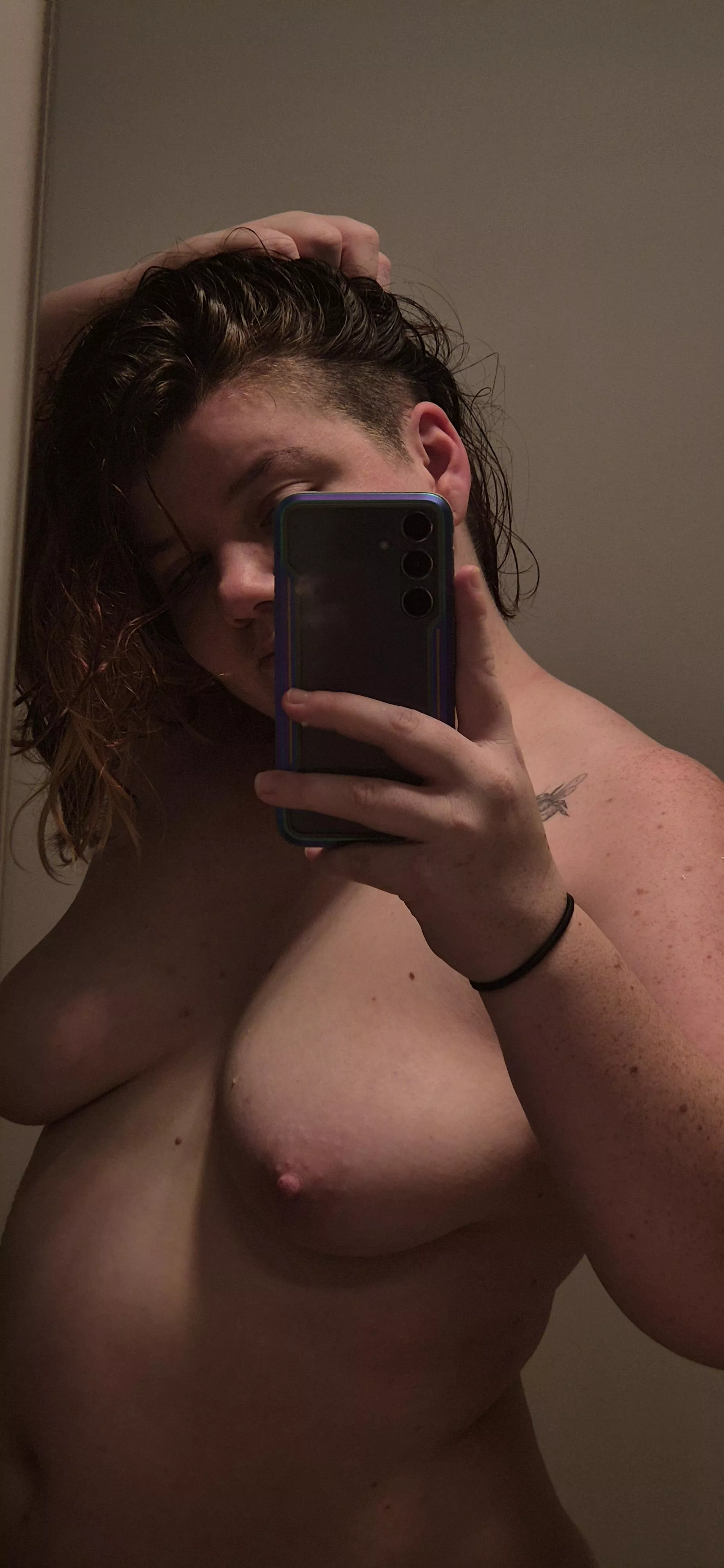 Fresh shaved undercut