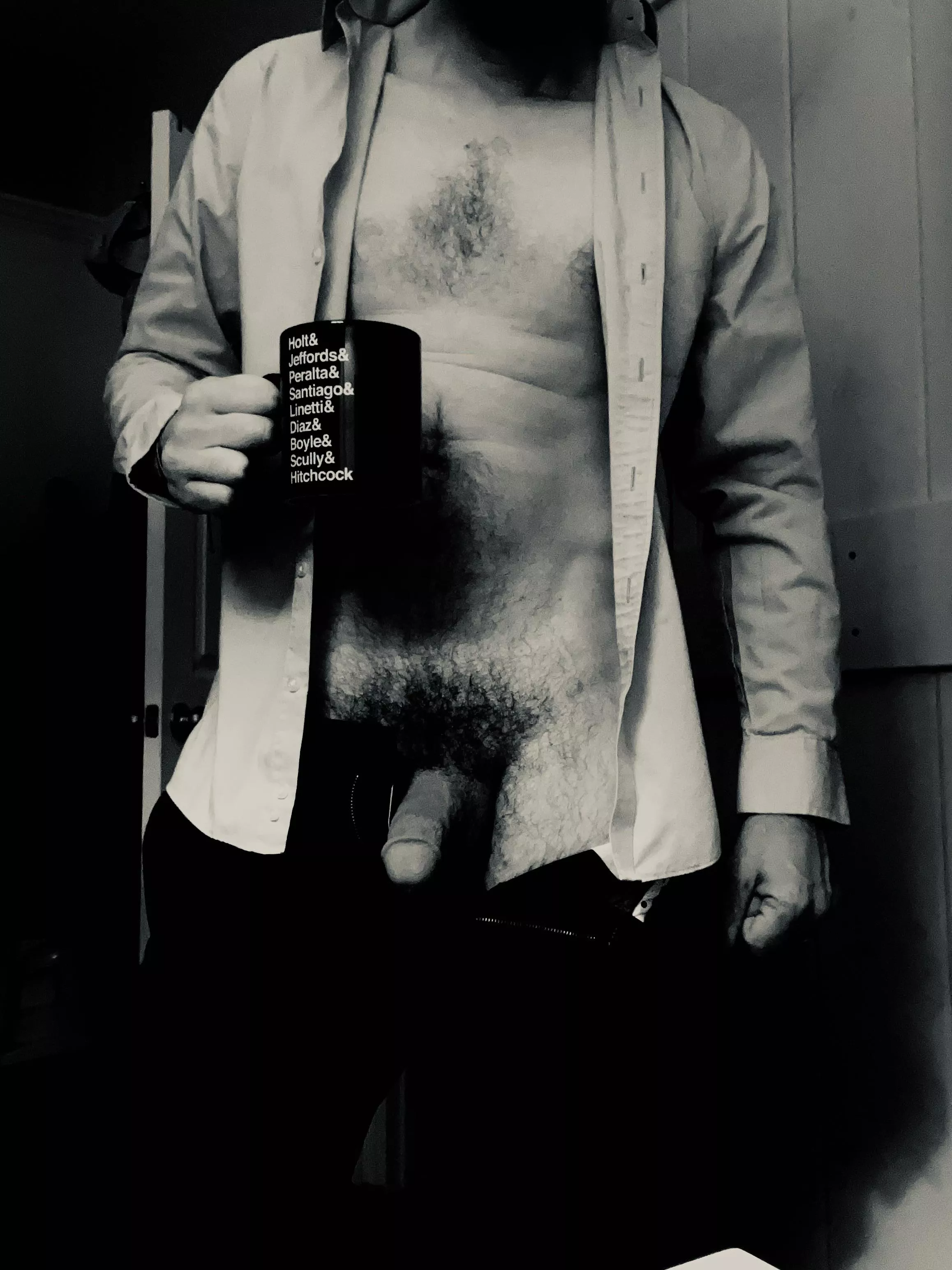 Getting ready for work with my 99 mug…45m