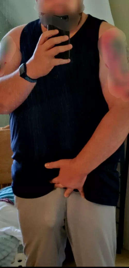 Grey sweatpants season