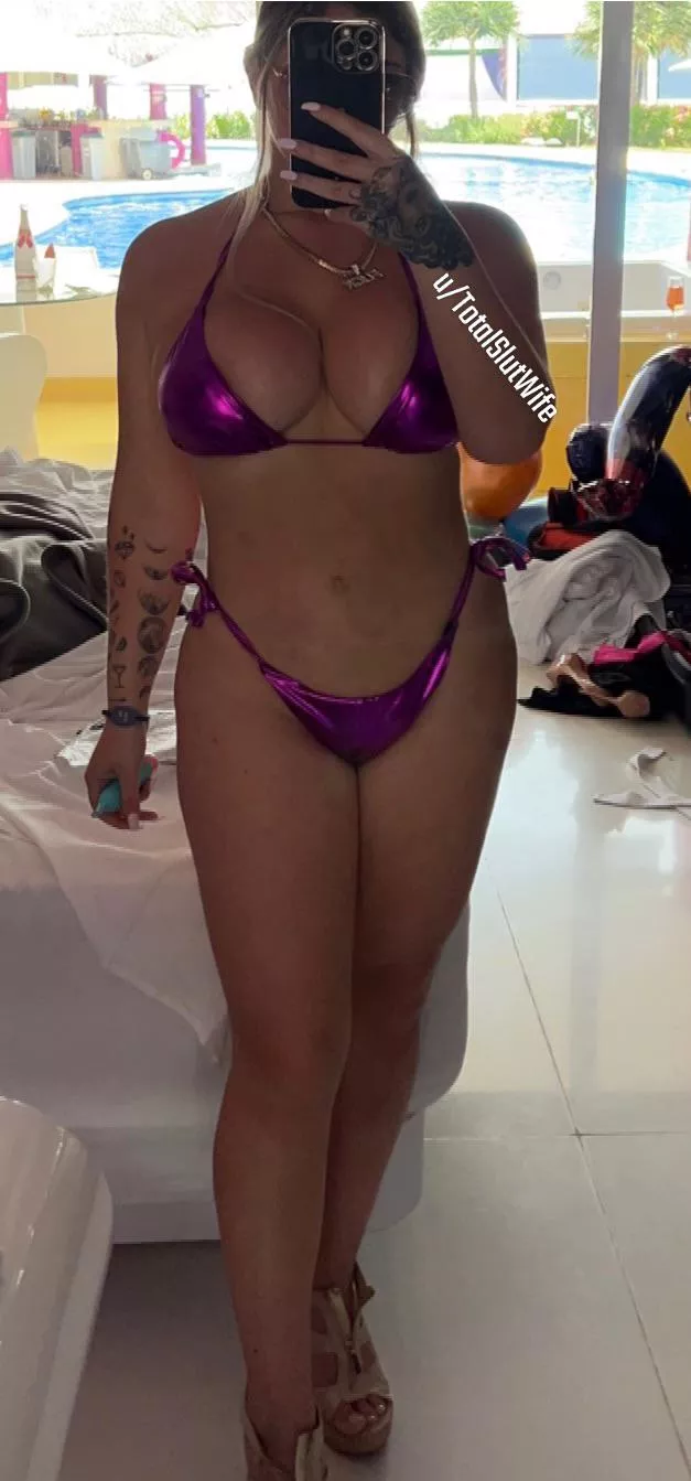 Having all the married men stare at the pool 