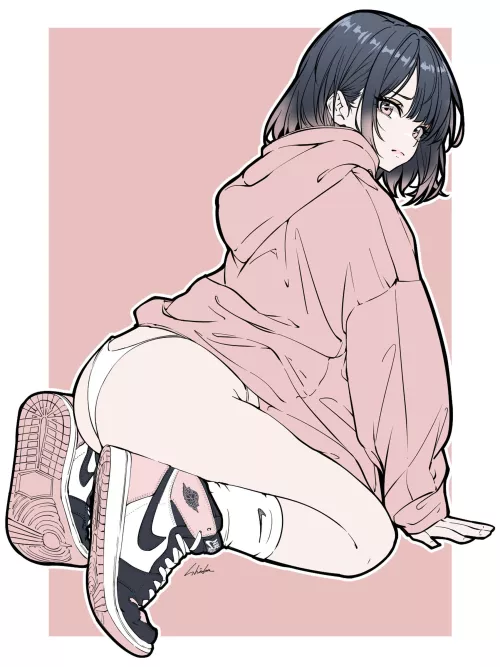Hoodie and Sneakers [Artist's Original]